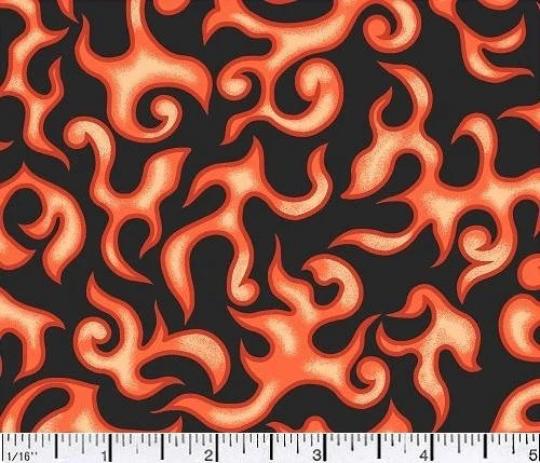 Flames Fabric