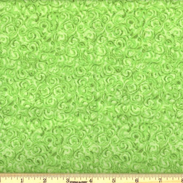 Lime Green Swirl Fabric, Item No. 20508