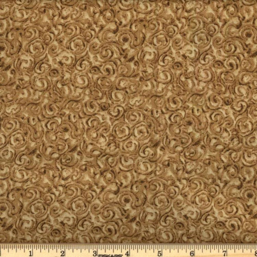 Brown Swirl Fabric, Item No. 20513