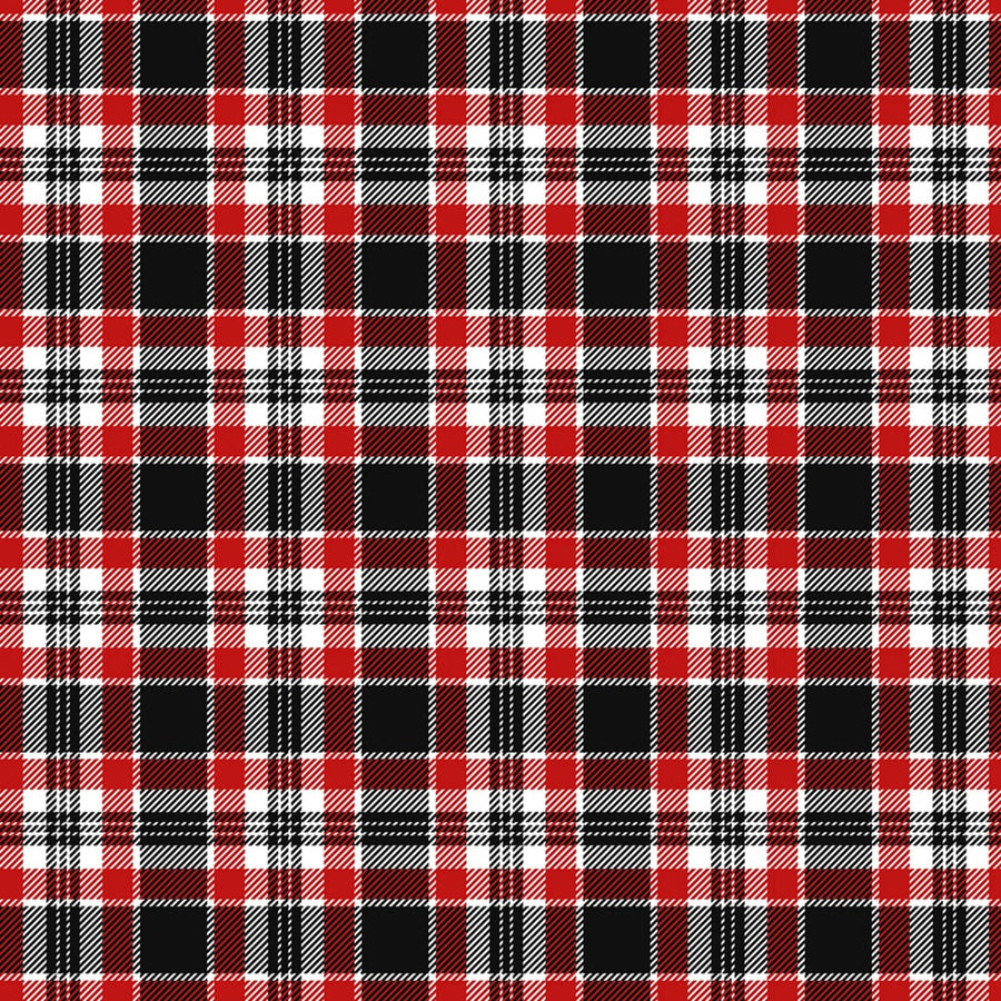 Red, Black, and White Plaid, Item No. 21210