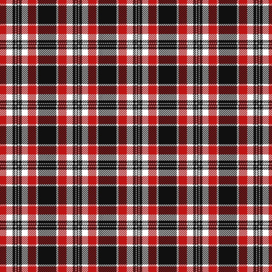 Red, Black, and White Plaid, Item No. 21210