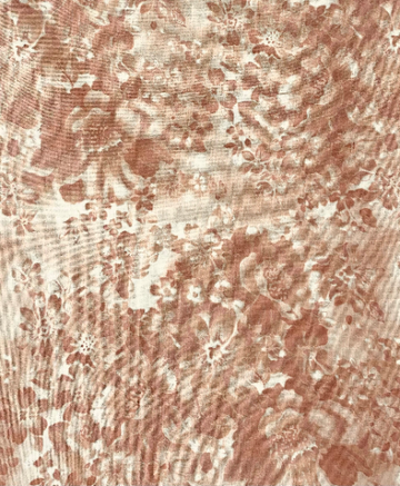 Tan Floral Fabric, Item No. 22305