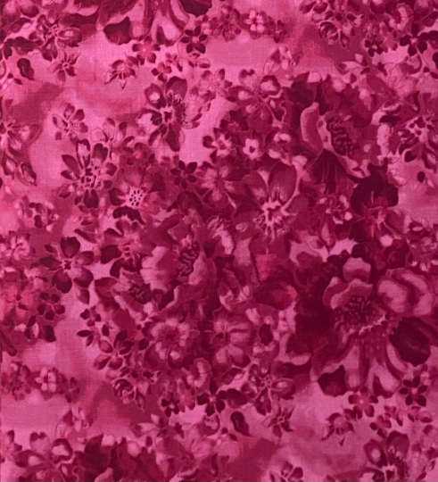 Pink Floral Fabric, Item No. 22299