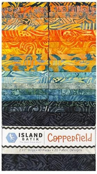 Island Batik Strips Copperfield Item No. 23122