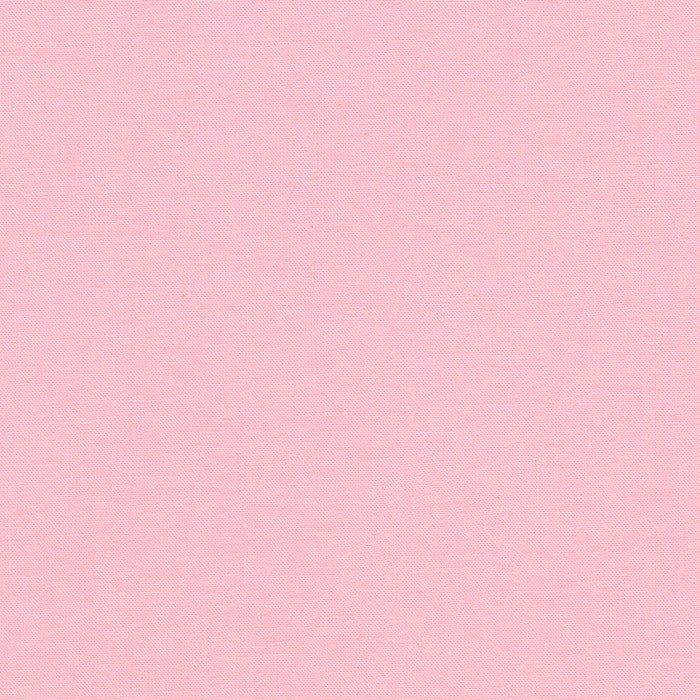 Solid Baby Pink Fabric, KONA Cotton, Item No. 23303