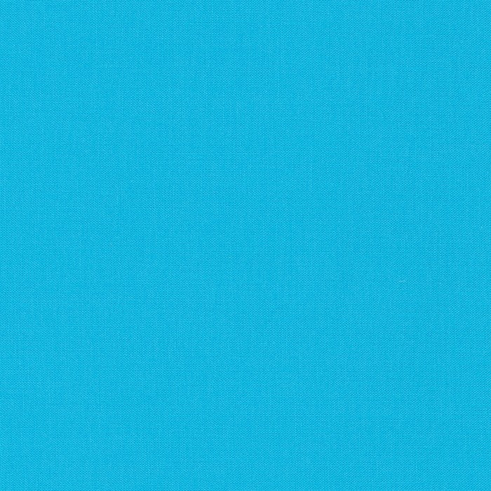 Peacock Blue Solid Fabric, KONA Cotton, Item No. 23315