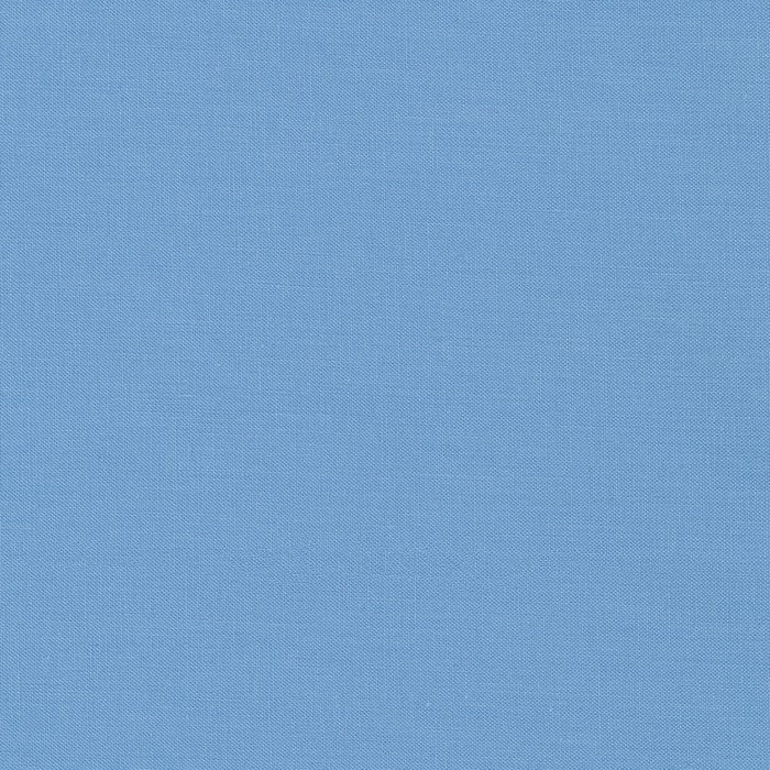 Cotton Candy Blue Solid Fabric, KONA Cotton, Item No. 23317
