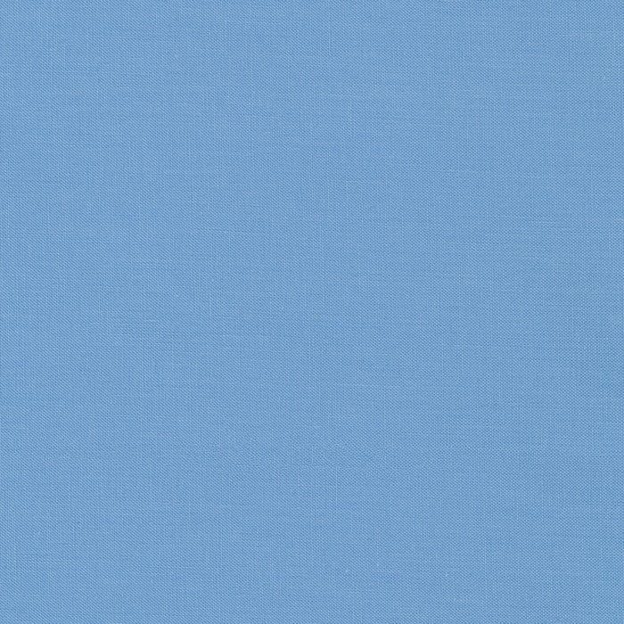 Cotton Candy Blue Solid Fabric, KONA Cotton, Item No. 23317