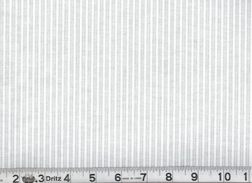 White on White Stripe Fabric, Item No. 23780