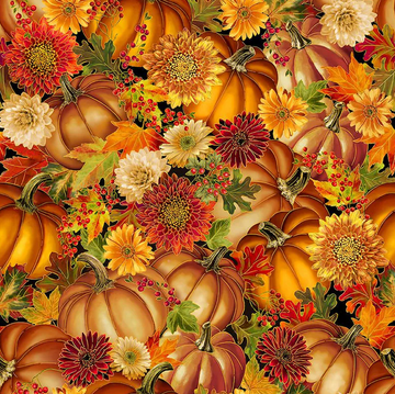 Pumpkin Fabric With Gold Metallic, Item No. 23841