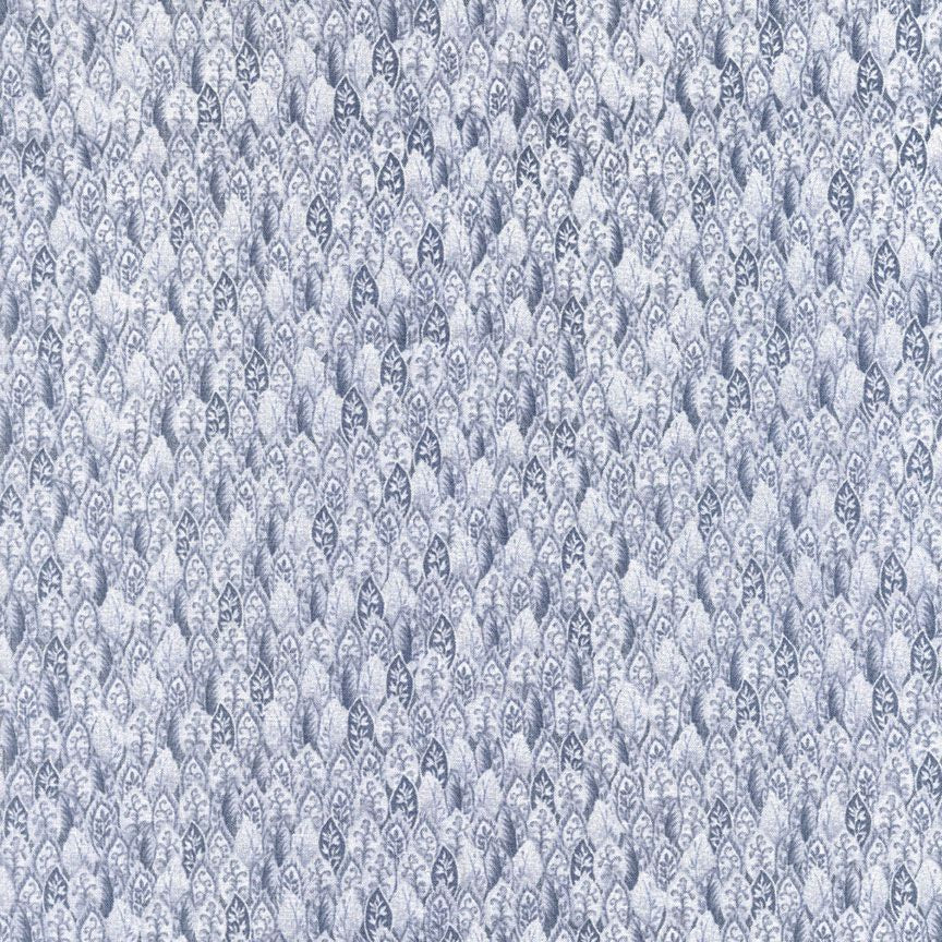 Mist Blue Gray Metallic Fabric, Item No. 23846
