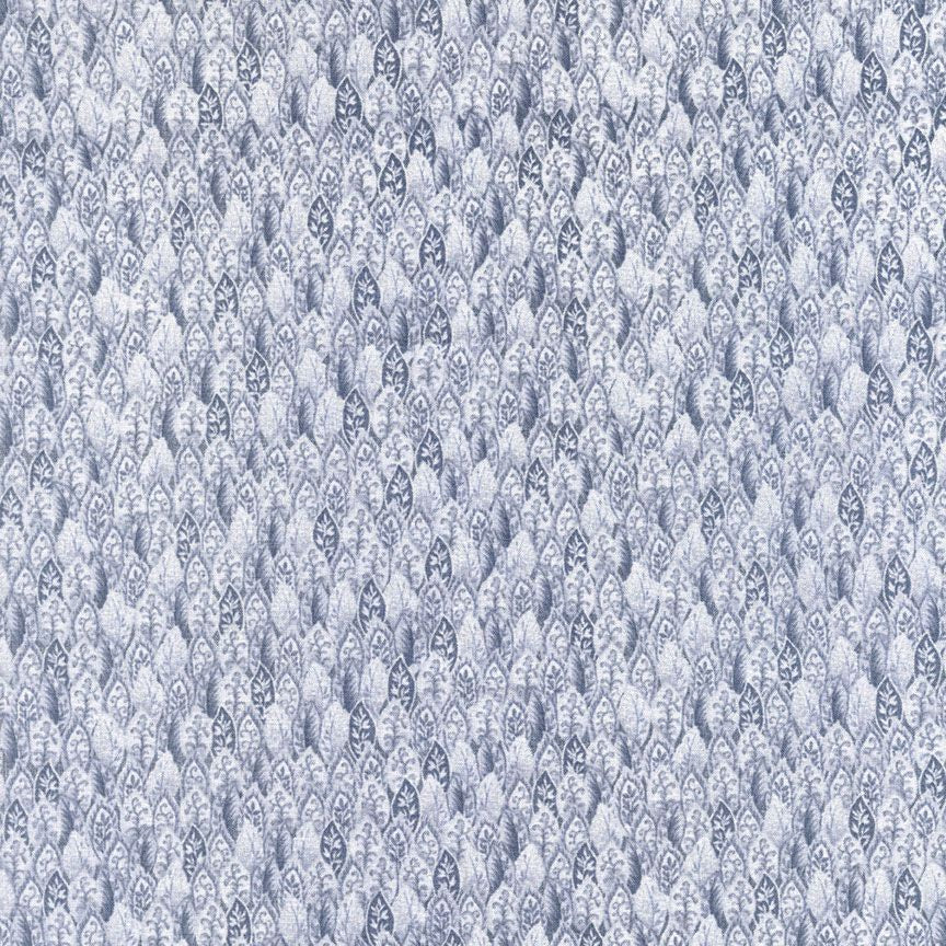 Mist Blue Gray Metallic Fabric, Item No. 23846