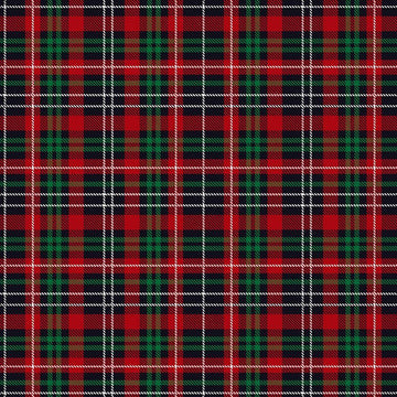 Red, Black, and Green Plaid, Item No. 23851