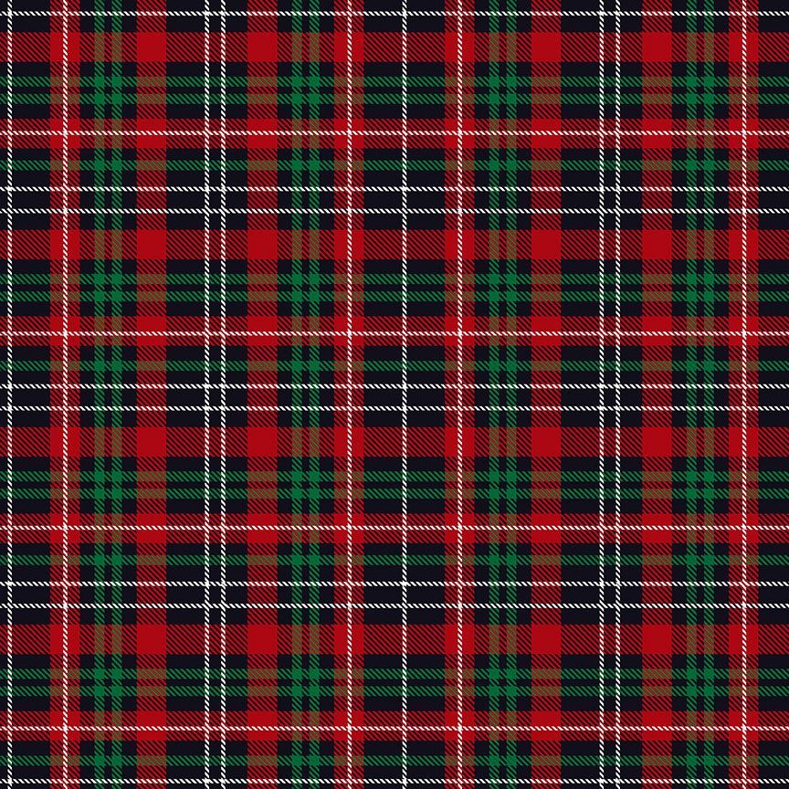 Red, Black, and Green Plaid, Item No. 23851