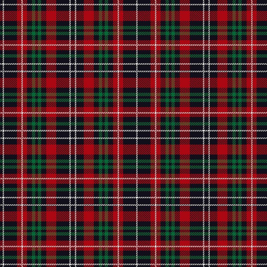 Red, Black, and Green Plaid, Item No. 23851