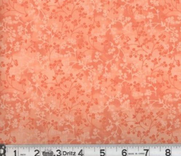 Peach Flower Fabric, Item No. 24022