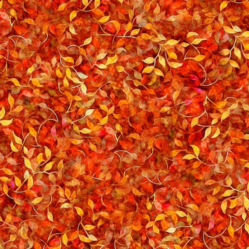 Orange Vine Fabric, Item No. 25151