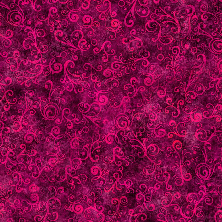Berry Pink Swirl Fabric, Item No. 25158