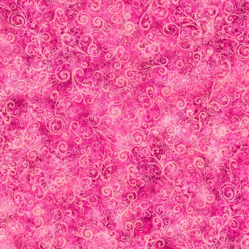 Pink Swirl Fabric, Item No. 25232
