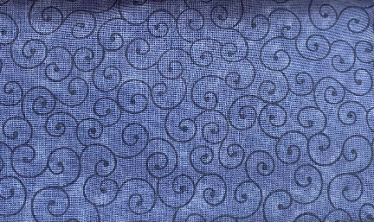 Blue Swirl Fabric, Item No. 15348