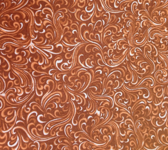 Rust Brown Fabric