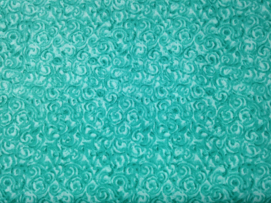 Turquoise Swirl Fabric, Item No. 16450