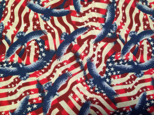 American Flag Fabric