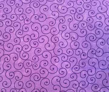 Purple Swirl Fabric, Item No. 18052