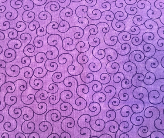 Purple Swirl Fabric, Item No. 18052