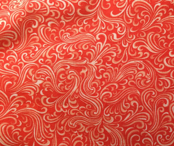 Orange Fabric, Item No. 18188