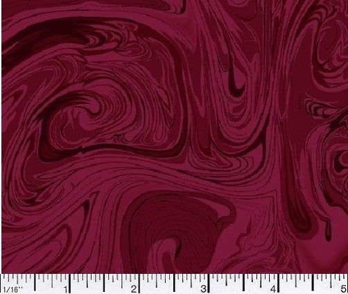 Burgundy Swirl Fabric, Item No. 19027