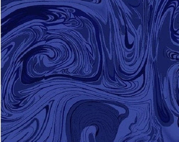 Navy Blue Marble Swirl Fabric, Item No. 19040