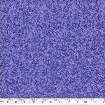 Blue Purple Swirl Batik Fabric - 03562