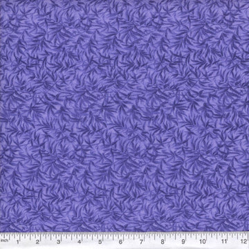 Purple Bamboo Print Fabric