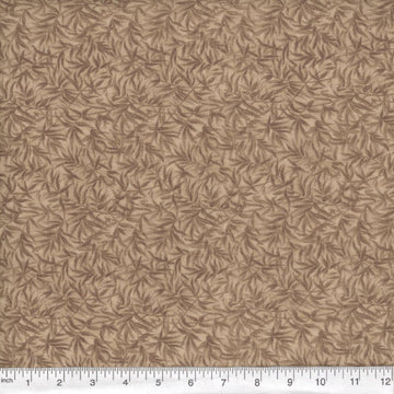 Brown Bamboo Print Fabric