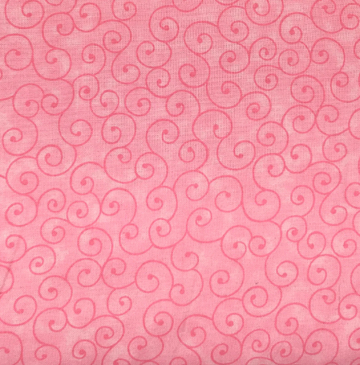 Pink Swirl Fabric, Item No. 19218