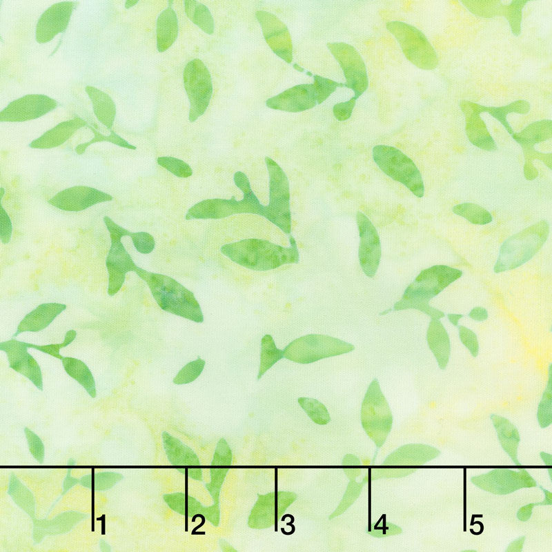 Green Batik Fabric