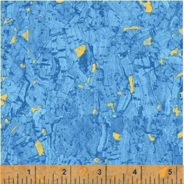 Capri Blue Cork Look Fabric