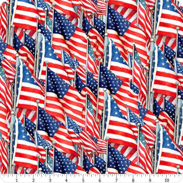 American Flag Fabric