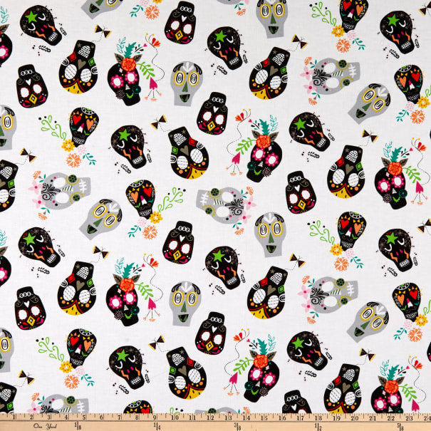 Sugar Skulls Fabric by Windham Fabrics