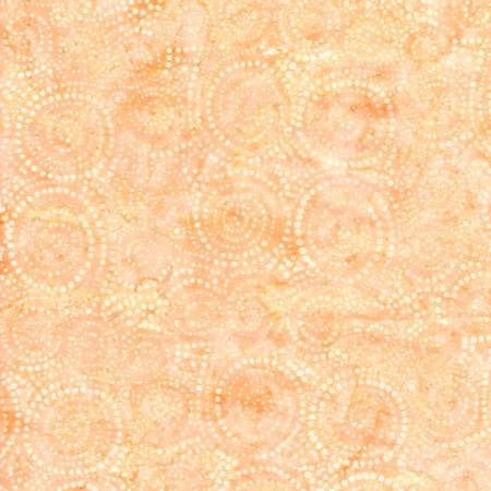 Melon Peach Batik Fabric