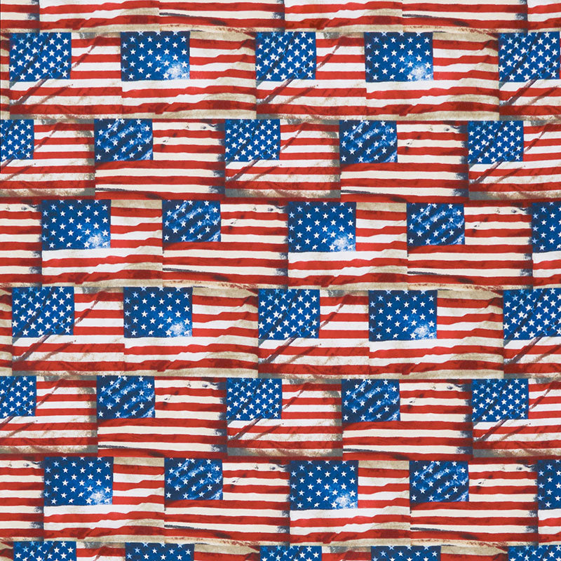 American Flag Fabric