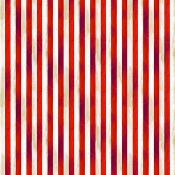 Red and White Stripe Fabric; American Flag Fabric