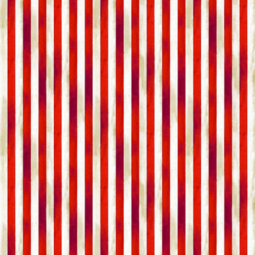 Red and White Stripe Fabric; American Flag Fabric