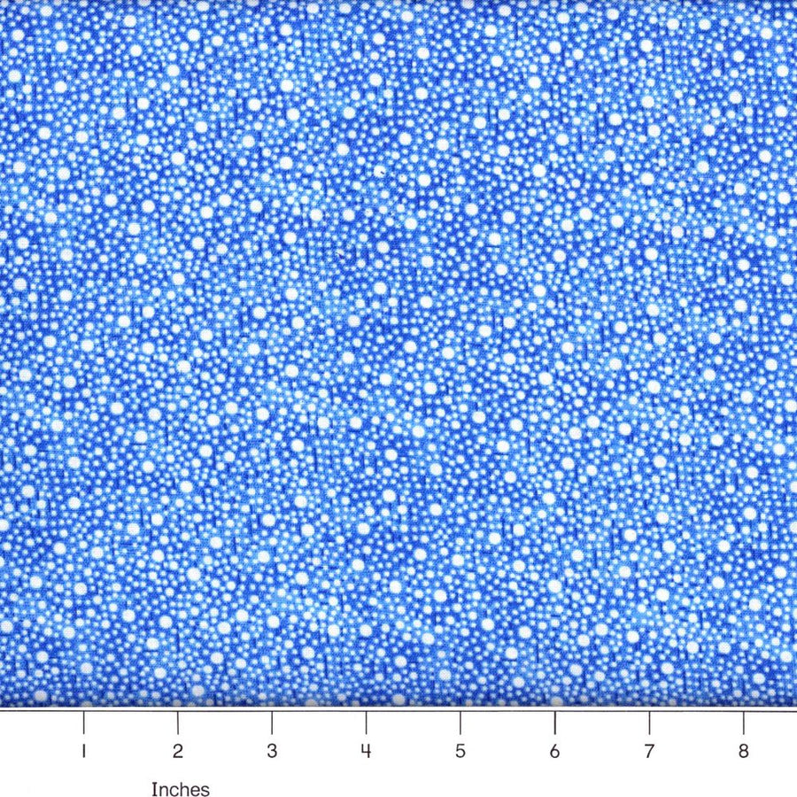 Royal Blue Dots Fabric, Item No. 20427