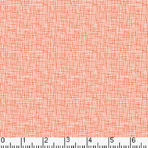 Orange Red Weave Look Fabric, Item No. 20473