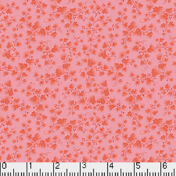 Coral Floral Fabric, Item No. 20497