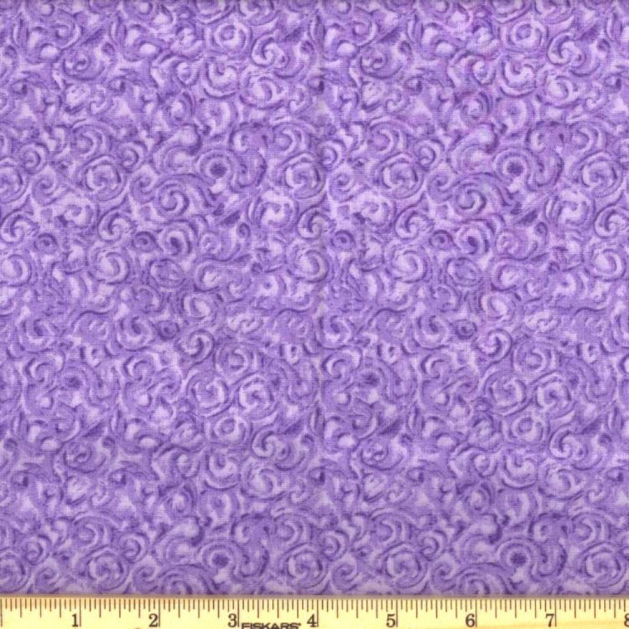 Lilac Swirl Fabric, Item No. 20509
