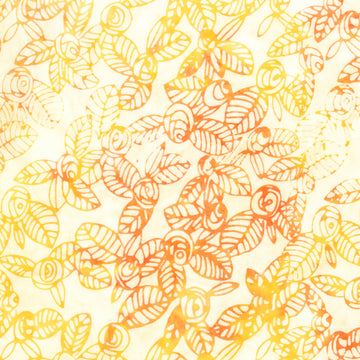 Mellow Yellow Batik Fabric