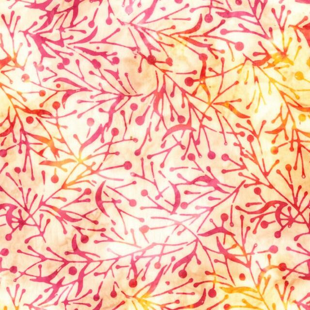 Candy Yellow Batik Fabric